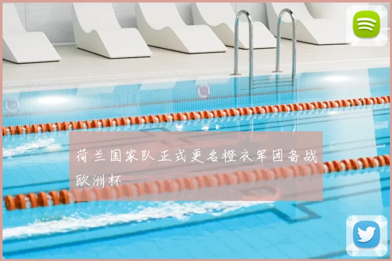 荷兰国家队正式更名橙衣军团备战欧洲杯